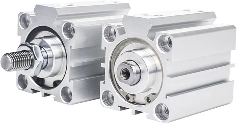 SDA16X5 Compact Square Air Pneumatic Cylinder Double Acting 16mm Bore 5mm Stroke With Magnet - Image 3