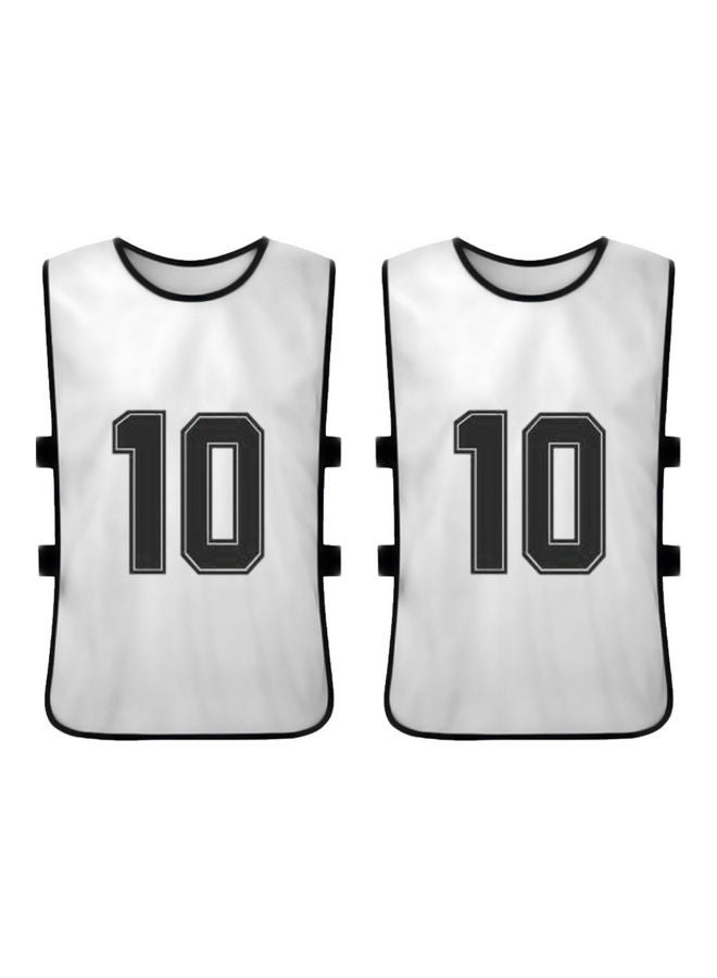 Y&D Sports Pinnies Numbered Practice Vest Pennies For Soccer Basketball Jersey Bibs,Set Of 12 Youth Adults Team  - Image 3