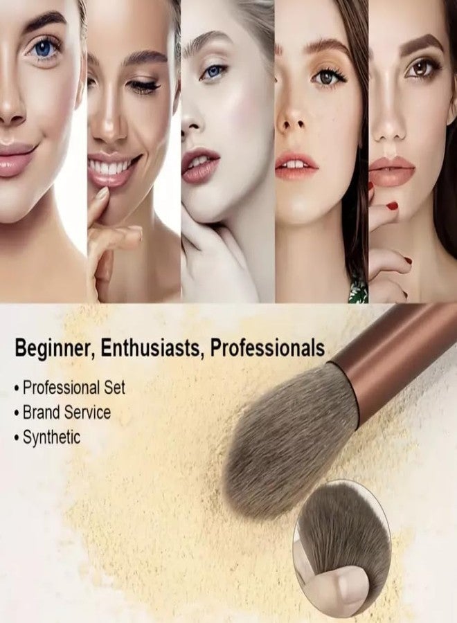 Makeup Brushes Set 13pcs, Makeup Brushes for Foundation, Eye Shadows, Green Brush Sets - Image 4