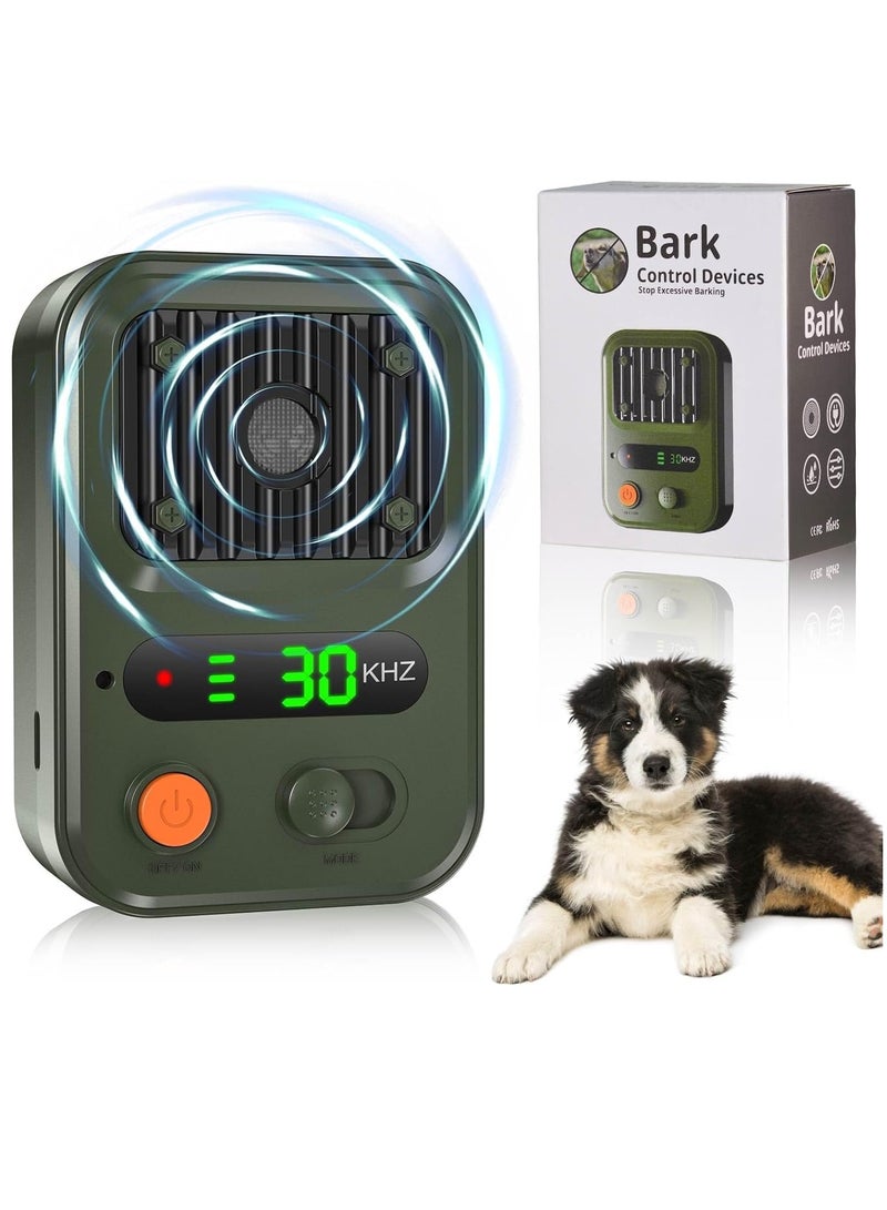 Excefore Anti Barking Devices, Auto Dog Bark Deterrent Devices with 3 Levels, Rechargeable Dog Silencer Sonic Barking Deterrent, Barking Box Barking Control Devices Indoor/Outdoor Safe for Dog & People - Image 1