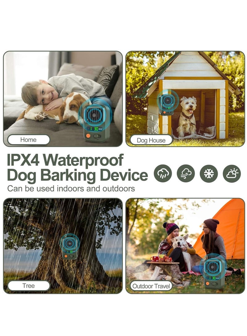 Excefore Anti Barking Devices, Auto Dog Bark Deterrent Devices with 3 Levels, Rechargeable Dog Silencer Sonic Barking Deterrent, Barking Box Barking Control Devices Indoor/Outdoor Safe for Dog & People - Image 5