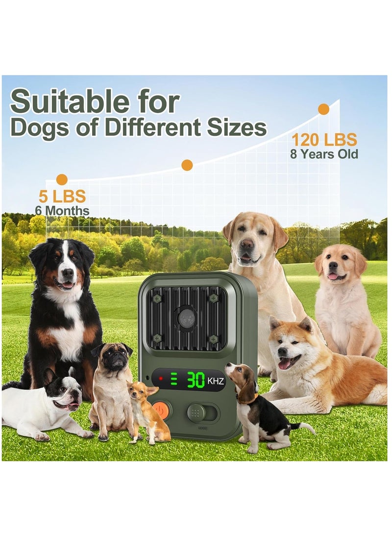 Excefore Anti Barking Devices, Auto Dog Bark Deterrent Devices with 3 Levels, Rechargeable Dog Silencer Sonic Barking Deterrent, Barking Box Barking Control Devices Indoor/Outdoor Safe for Dog & People - Image 3