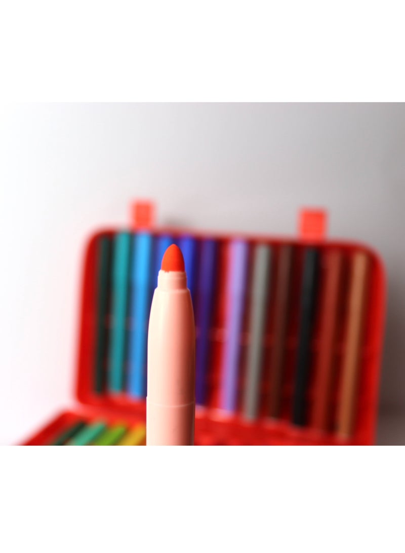 24-Color Car-Shaped Watercolors for Kids - Toy and Coloring in One - Image 3