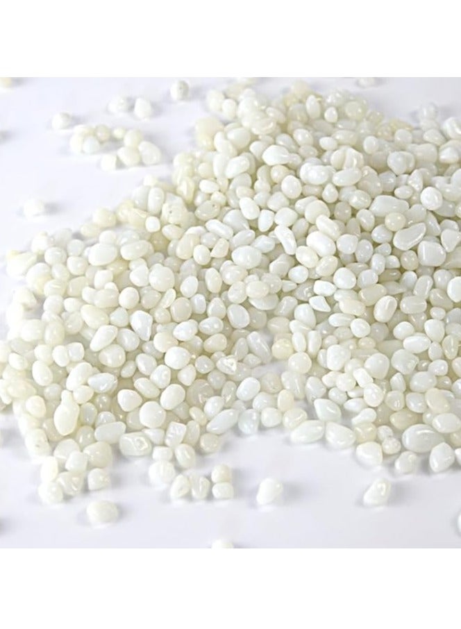 صخور الزجاج الشفافة بوزن 0.93 رطل لحوض السمك، تُستخدم كحصى أو حجارة زخرفية في الأحواض والحدائق وأحواض السلاحف وأحواض الأسماك بيتا والأحواض الخاصة بالأحياء البحرية. مثالية أيضًا كديكور للنباتات العصاري - Image 1