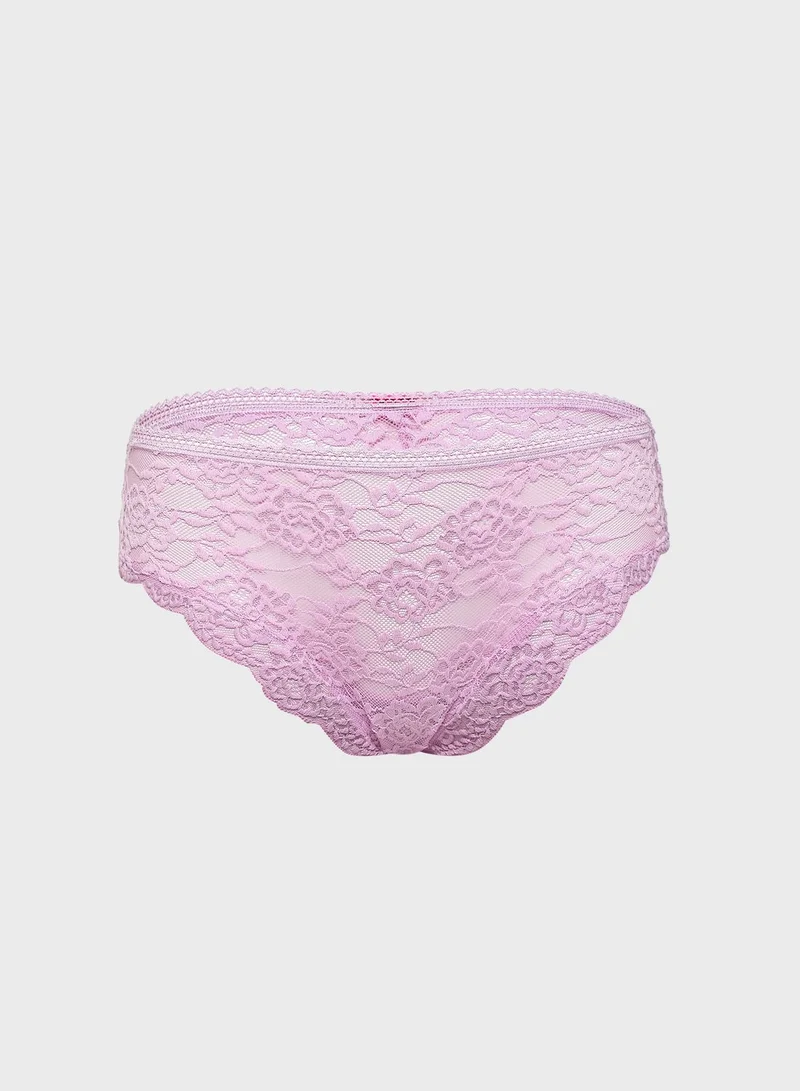 La Senza Laser Cut Lace Hipster