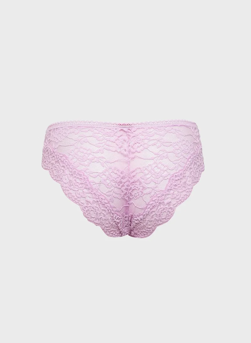 La Senza Laser Cut Lace Hipster