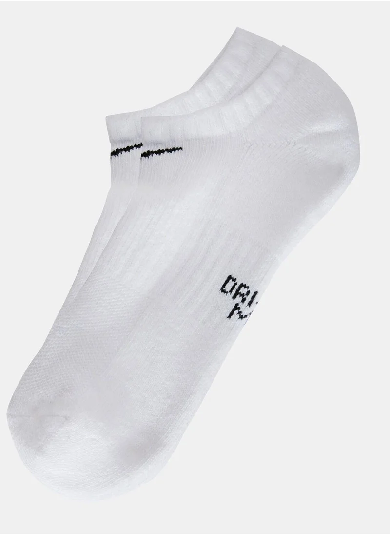 Nike Kids' Performance Cushioned No-Show Socks (3 Pair) (Older Kids)