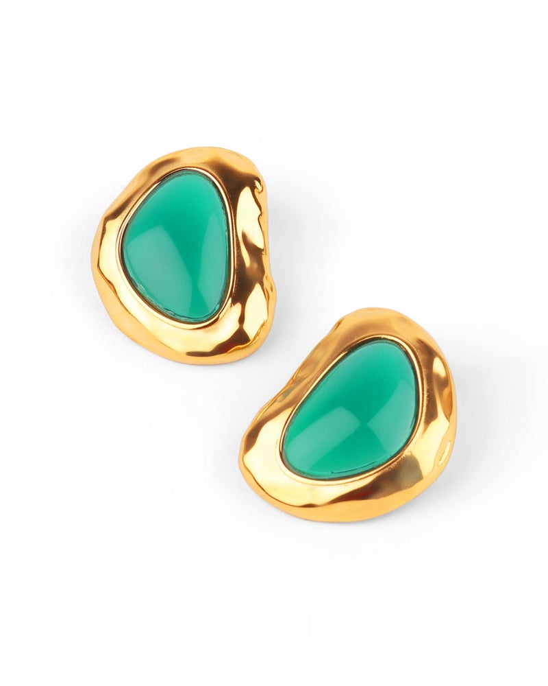 TAAHIRA 18K Gold Plated Women’s Earrings – Waterproof, Anti-Tarnish, Everyday Wear - Image 2