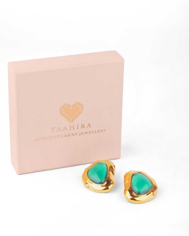 TAAHIRA 18K Gold Plated Women’s Earrings – Waterproof, Anti-Tarnish, Everyday Wear - Image 4