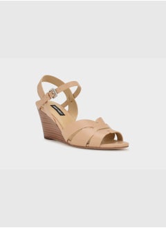 NINE WEST wnJANIE3 Mid Heel Wedge Sandals  - Image 1