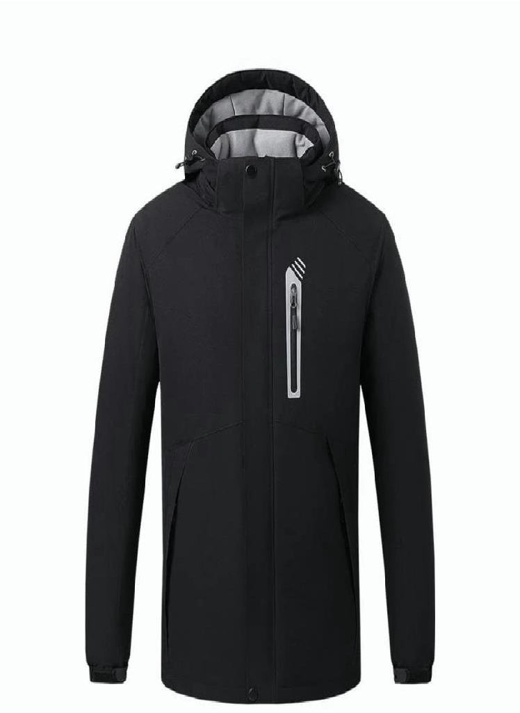 Eckek - 8 Areas Heating Jacket USB Electric Winter Outdoor Waterproof Coat Warm Heated Coat - Image 1