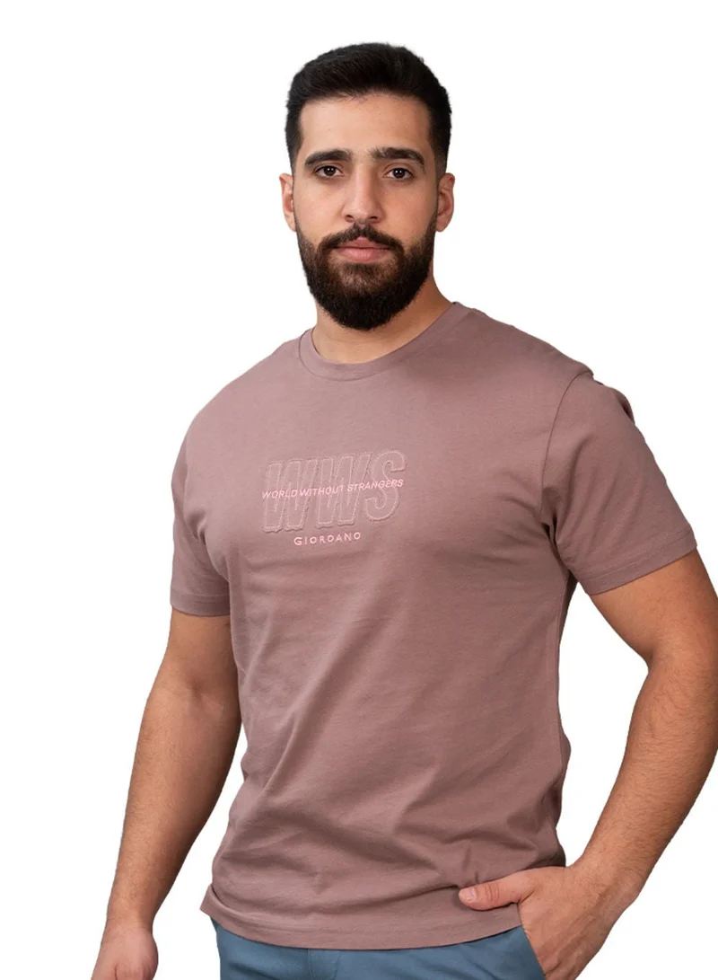 Men's Slim Fit Cotton Jersey Crew Neck Print Tee | WWS Graphic