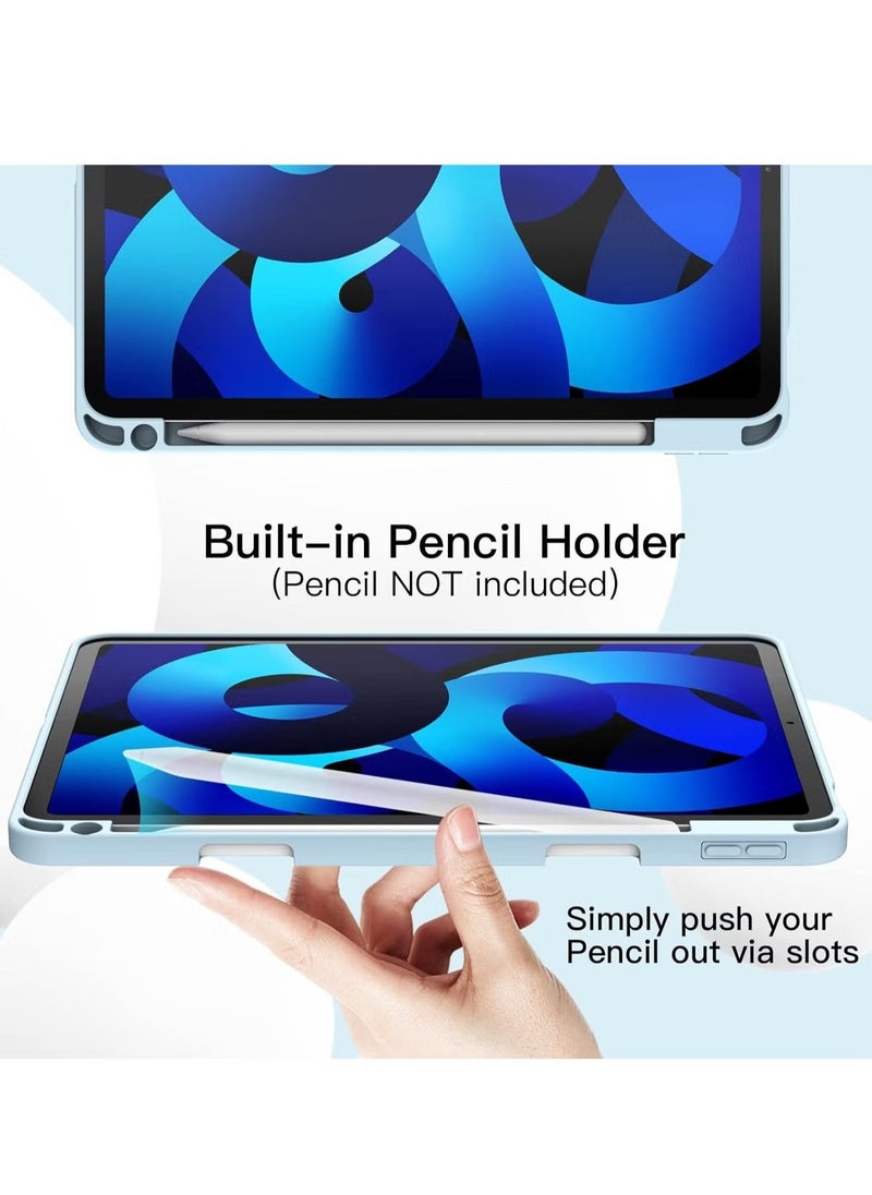 JAJEEK - iPad Air 11-inch M2 2024 6th Generation Case with Pencil Holder – Slim Silicone Magnetic Cover for iPad Air 11 inch M2 (6th Gen) – Lightweight, Shockproof Protection, Full Access to All Ports and Features - Image 1