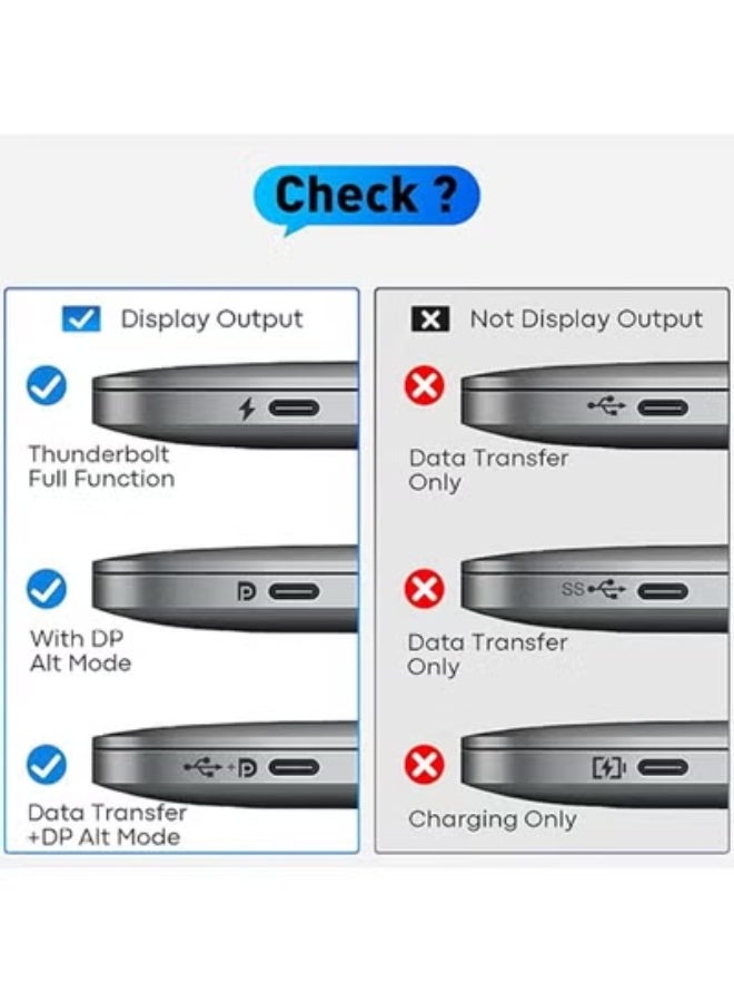 كيبل USB C إلى HDMI بطول 6 أقدام – عالي السرعة بدقة 4K – مثالي للاستخدام اليومي في المنزل والمكتب - Image 3