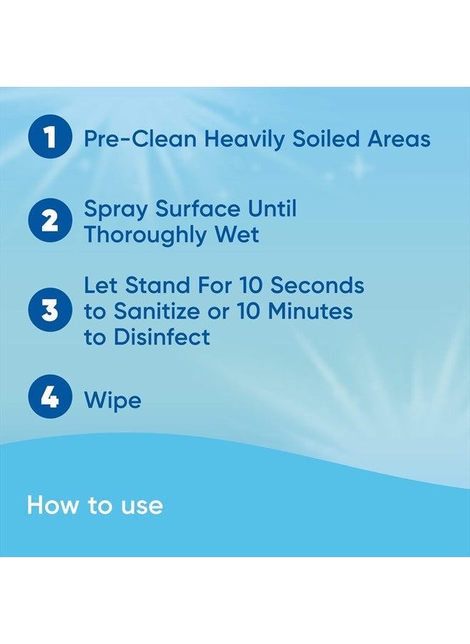Windex - Multisurface Cleaner and Disinfectant Spray, Kills 99.9% of Germs, Viruses and Bacteria, Citrus Fresh Scent, 23 Fl Oz - Image 1