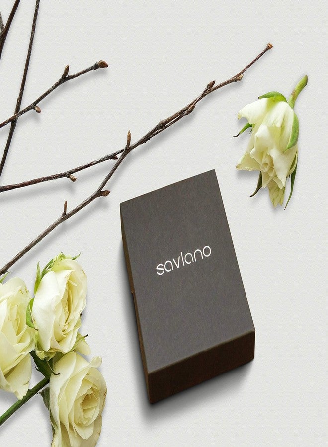 Savlano أقراط سافلانو 925 من الفضة الإسترليني بتصميم خرزة متدلية للنساء والفتيات، متوفرة بأحجام 6 مم، 8 مم، 10 مم و12 مم - صنع في إيطاليا، تأتي مع علبة هدايا سافلانو، 6 مم، فضة إسترليني. - Image 5