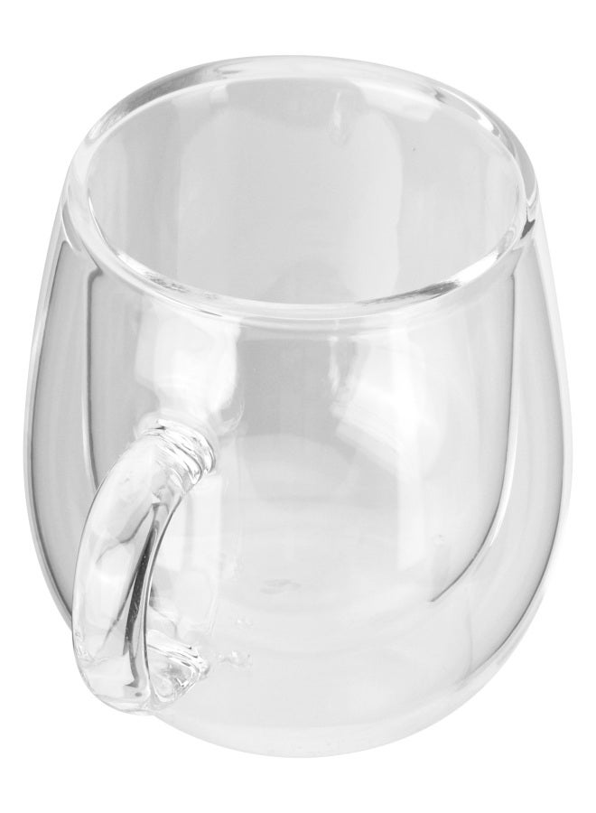 150ml DoubleLayer Glass Cup with Handle Transparent Coffee Mug for Home Kitchen Birthday - Image 3