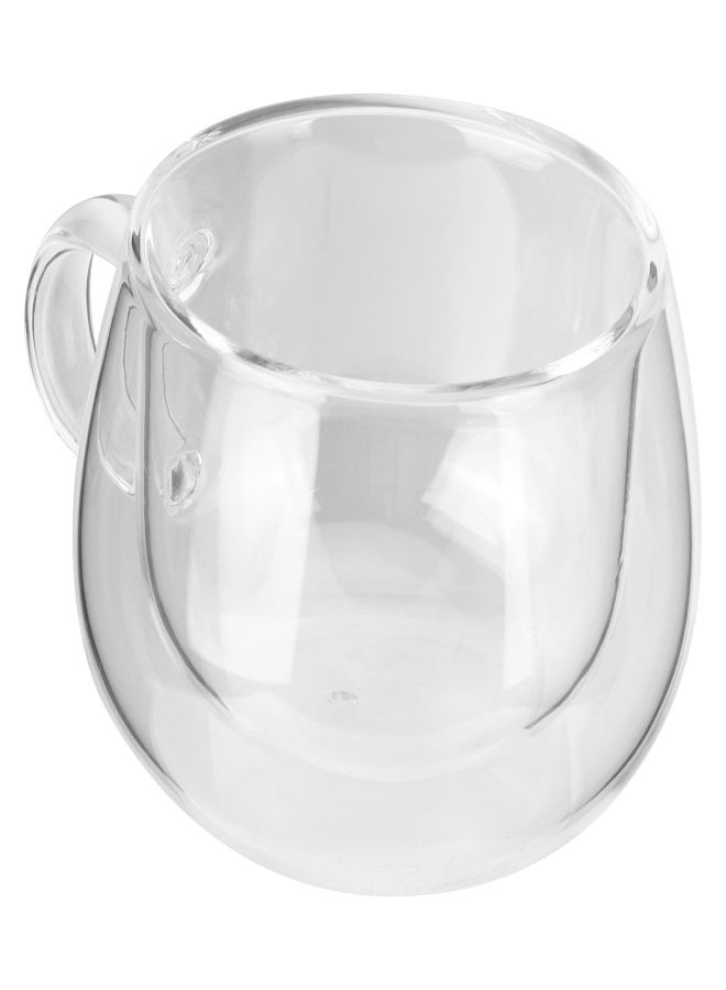 150ml DoubleLayer Glass Cup with Handle Transparent Coffee Mug for Home Kitchen Birthday - Image 4