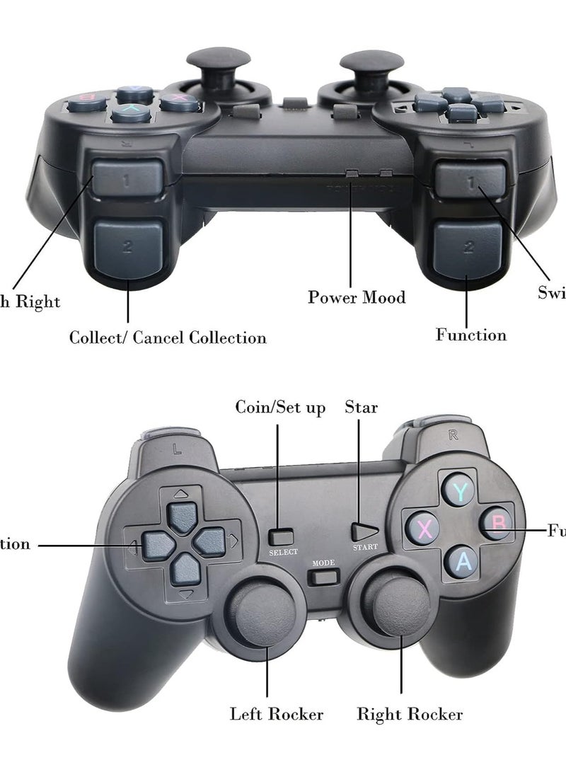 ELTRAZONE Wireless Retro Game Console, Plug and Play Video Game Stick Built in 10000+ Games,9 Classic Emulators, 4K High Definition HDMI Output for TV with Dual 2.4G Wireless Controllers - Image 5