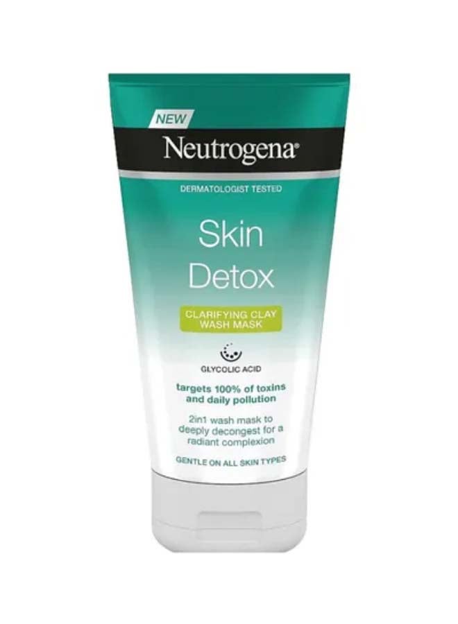 Neutrogena Skin Detox Clarifying Daily Clay Face Wash 150ml - Image 1