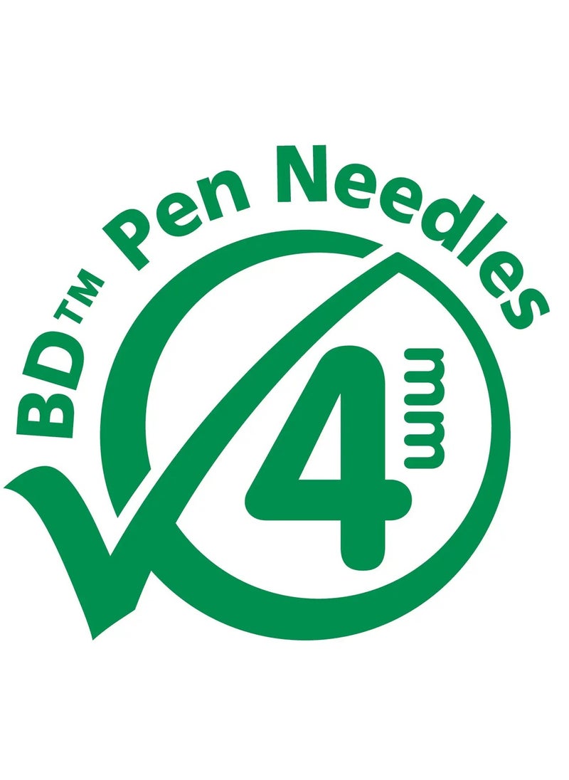 BD - BD second gen Nano Insulin Pen Needles, 32g x 4mm, 100pcs - Image 1