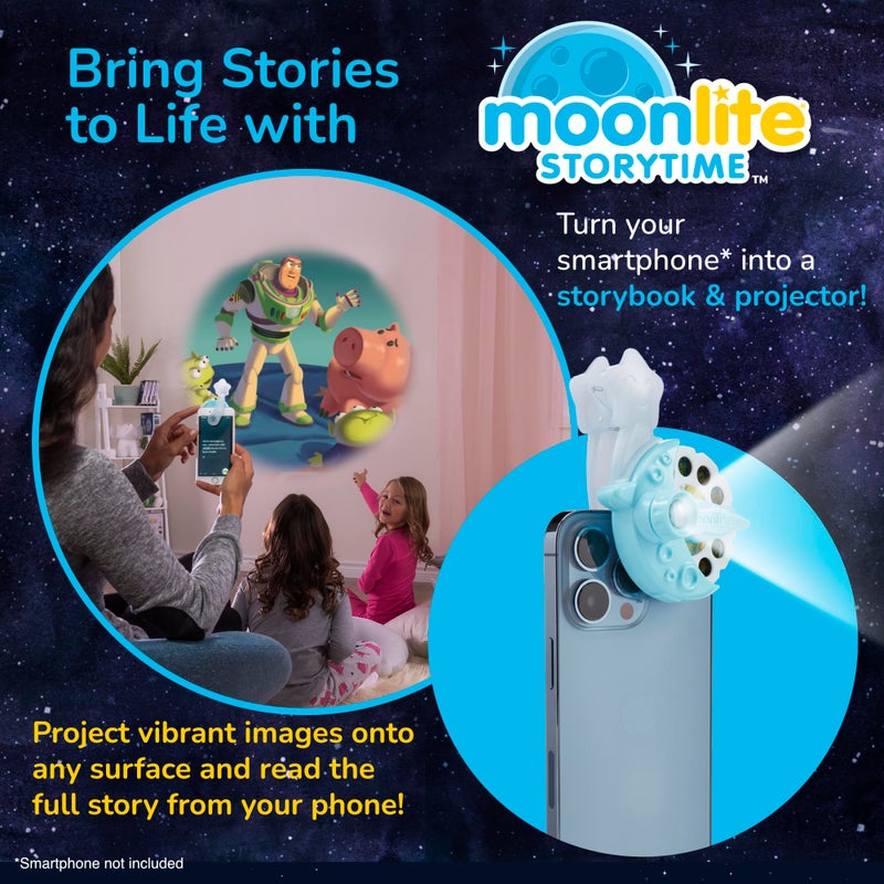Moonlite Disney 10Story Mega Bundle with The Moonlite Projector  10 Single Stories Including Disney Classics Frozen Winnie The Pooh Mickey  Friends  Pixar Favorites for Ages 16 - Image 3