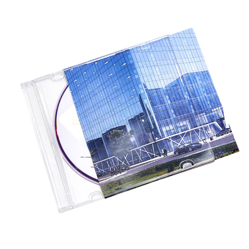 Maxtek Ultra Thin 5.2mm CD DVD Blu-Ray Clear Slim Jewel Case with Built in Frost Clear CD Tray, 25 Pack. - Image 5