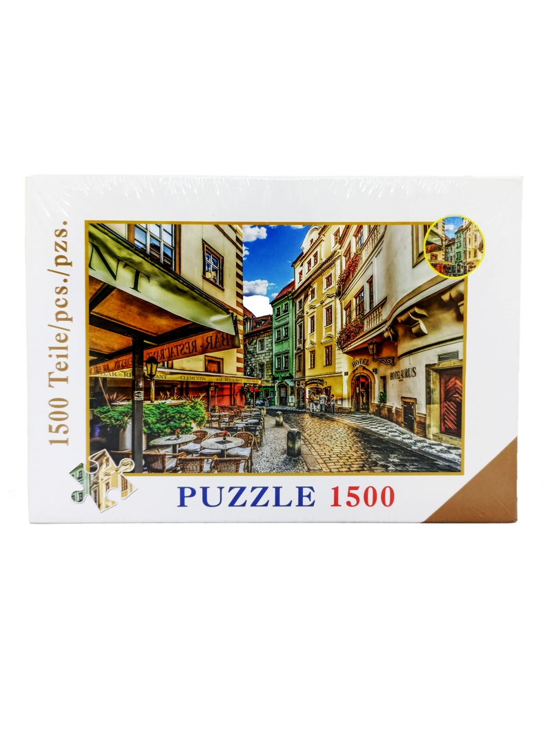 1500 Piece Puzzle Challenge Your Creativity and Intelligence  Perfect Gift and Family Time Activity  High Quality and Vibrant Colors - Image 1