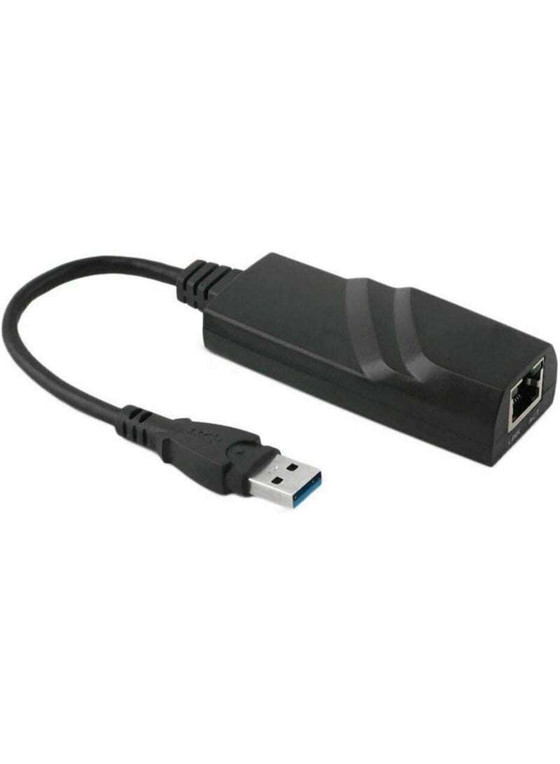 Salab USB 3.0 to Ethernet Adapter, USB to Network 1000Mbps Gigabit RJ45 LAN Internet Adapter Converter Compatible with MacBook, Surface, Laptop PC with Windows, XP, Vista, Mac/Linux Driver Free - Image 1