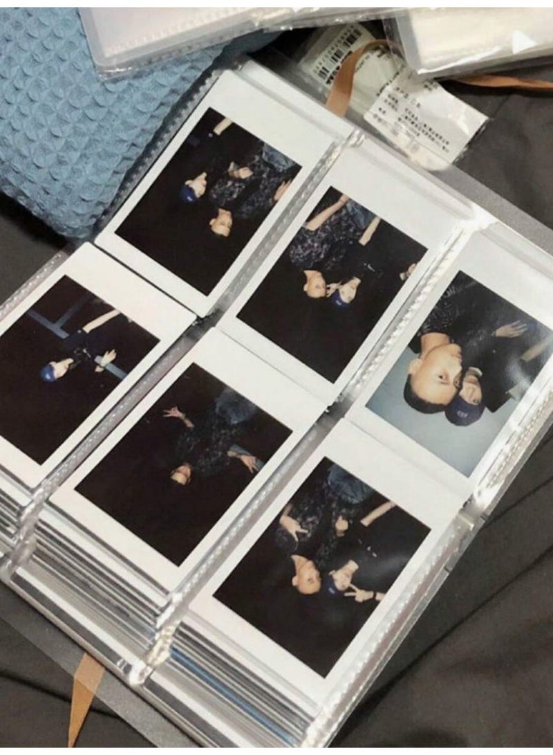 HPRT Transparent Photo Album, 120 Slots PP Material Clear Photo Holder, Stores 2x3 Inch Pictures Postcards Ticket Stubs, Matte Finish (Clear) - Image 5