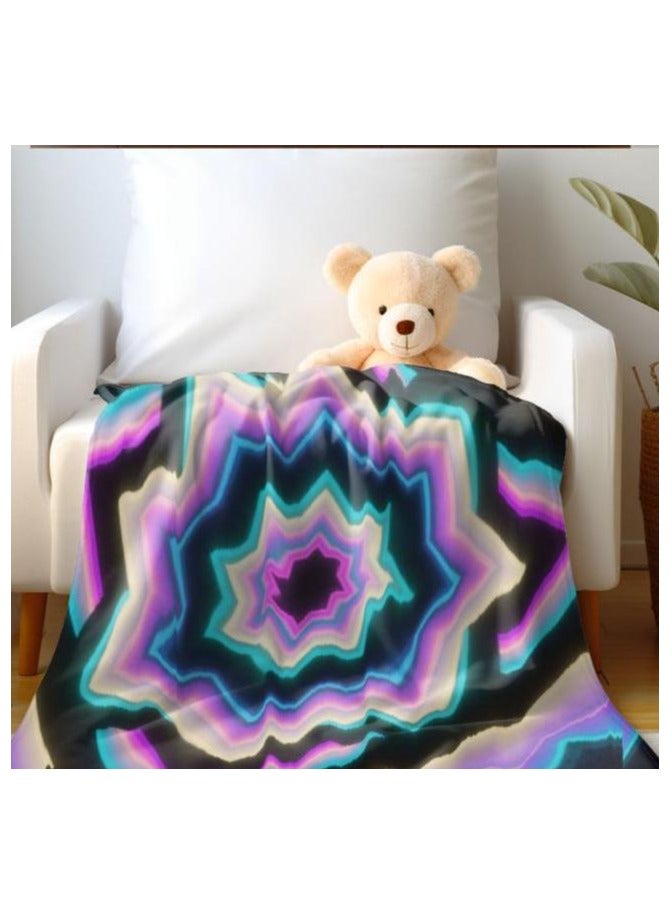 general Flannel thin blanket (warm and comfortable, suitable for sleep, gaming, dust removal and sandproof) 150cm*200cm - 619 - Image 3