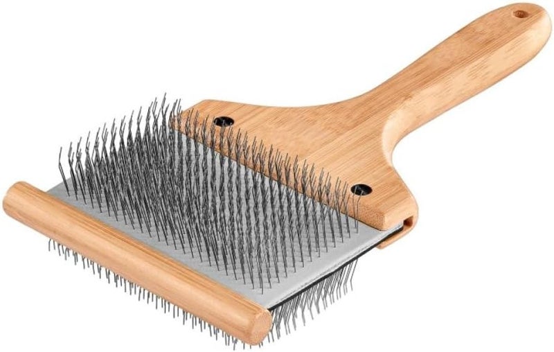 Artero Bella Flexible Double Card. (2 in 1) Special for brushing and detangling dogs and cats of all kinds. (L - Nature Collection) - Image 2