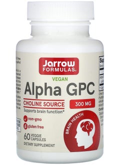 jarrow formulas Alpha GPC, 300 mg, 60 Veggie Capsules 
