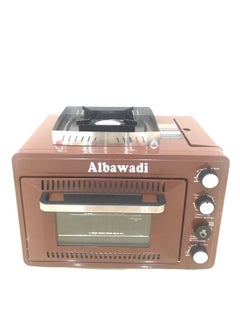 Albawadi Portable Camping Gas Oven 25L with Cooking Burner Stove Insulated Oven Box  - Image 1
