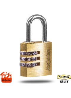 Yuma Combination Padlock 30mm Brass Body  - Image 1