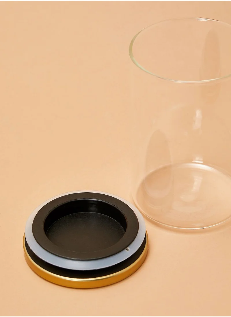 Premier Freska Gold Lid Storage Jar - 950ml