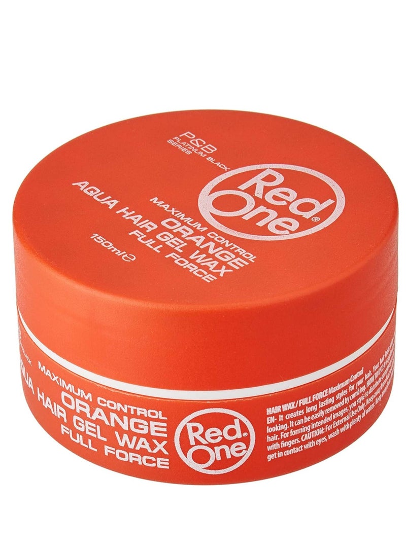 Redone RedOne Orange Hair Styling Wax 150ml | Strong Hold | Tropical Fruits Scent | Vitamin-Enriched Formula - Image 5