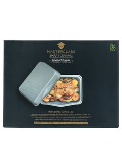 MASTERCLASS MASTERCLASS Roasting Pan & Lid with Ceramic Coating  - Image 1