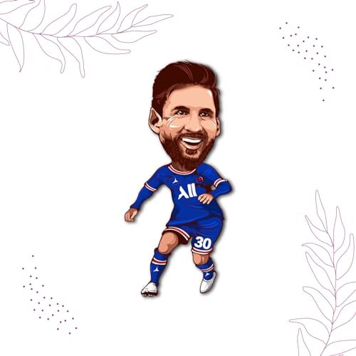 Bhai Please Lionel Messi Wooden Fridge Magnet 3 Inch | Football Soccer Fan Gift | Goat Messi Tribute Collectible | Sports Decor Football Lovers - Image 5