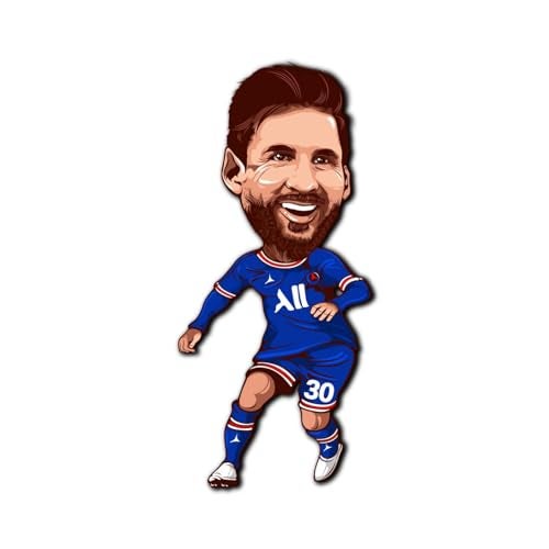 Bhai Please Lionel Messi Wooden Fridge Magnet 3 Inch | Football Soccer Fan Gift | Goat Messi Tribute Collectible | Sports Decor Football Lovers - Image 1