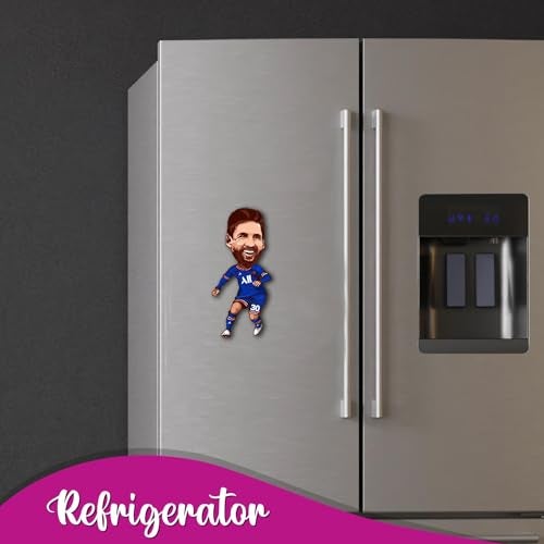 Bhai Please Lionel Messi Wooden Fridge Magnet 3 Inch | Football Soccer Fan Gift | Goat Messi Tribute Collectible | Sports Decor Football Lovers - Image 3