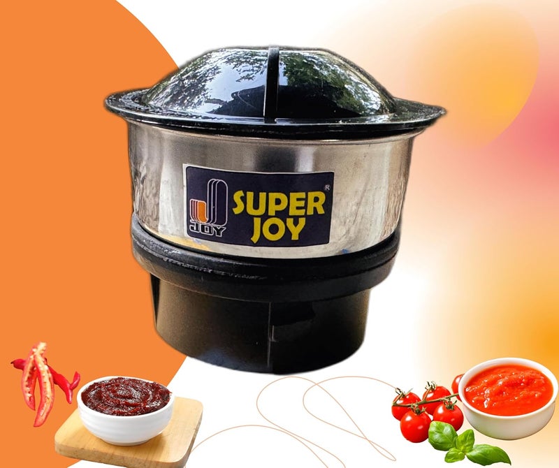Super Joy ملحق خلاط عصارة سوبر جوي وعاء من الفولاذ المقاوم للصدأ سعة 180 مل لجميع الخلاطات المحلية والعلامات التجارية وعاء الشاتني - Image 1