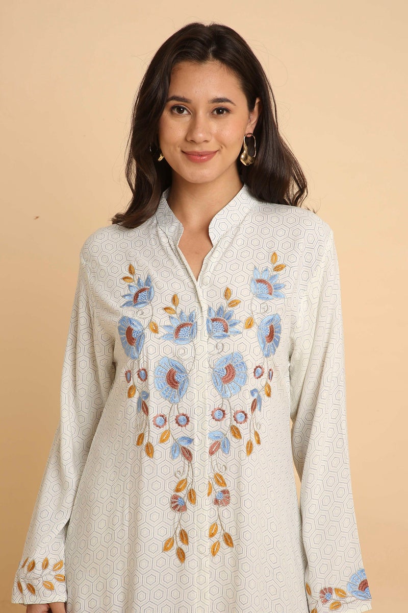 HANA & SARA Unique Long Women Trendy Printed Arabic Jalabiya - Image 4