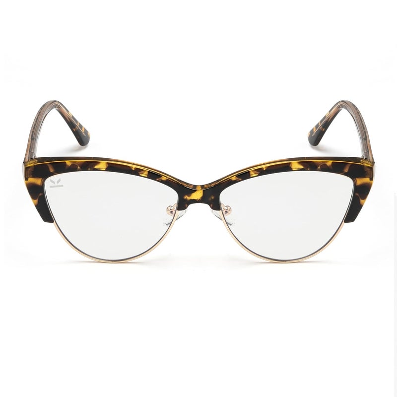 PERKEY Store PERKEY Cat Eye Blue Light Cut Computer Glasses For Eye Protection | Women | UV Protected - OPTL0014 - Image 2