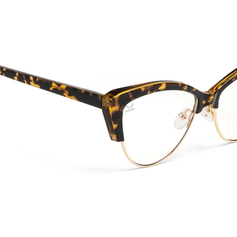 PERKEY Store PERKEY Cat Eye Blue Light Cut Computer Glasses For Eye Protection | Women | UV Protected - OPTL0014 - Image 5