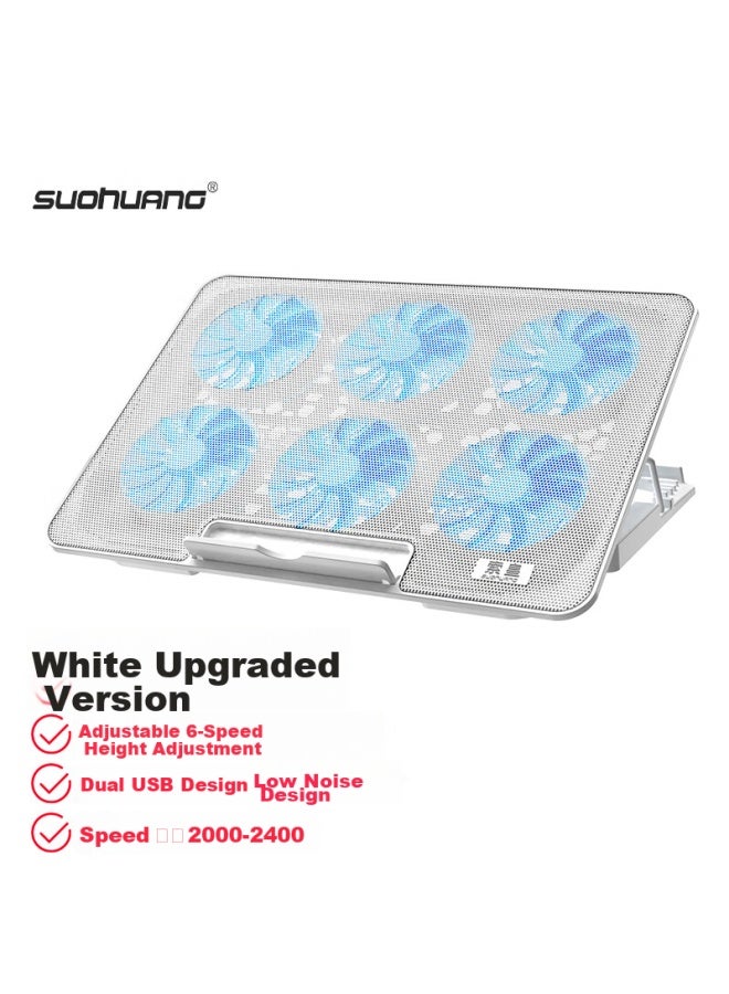 Suohuang S6 Adjustable Speed Laptop Cooling Pad Thinkbook 14 - Image 1