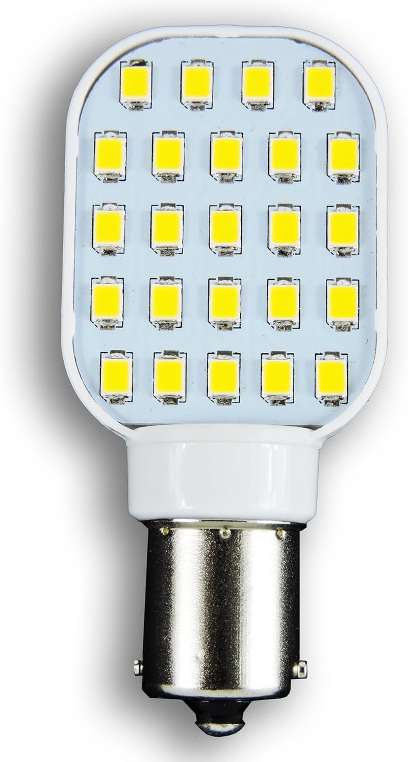 Leisure LED 4 Pack Rotating Super Bright 300 Lumen 1141 1156 Wedge RV Interior Light Bulb 24-SMD Camper Trailer Lamp 10-24V Natural White - Image 3