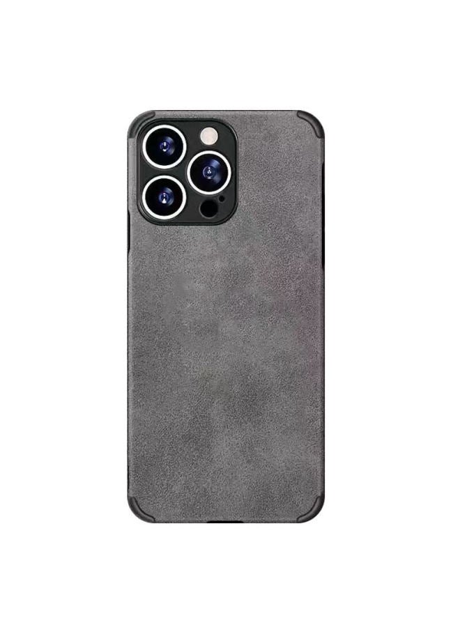 Zitai Apple 16 Phone Case Iphone 16 Pro Protective Cover Anti-Fall Sheepskin Frosted Lens Full Coverage Soft Shell [Advanced Gray] - Image 1