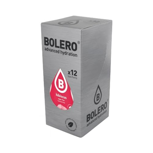 Bolero- Sugar Free Drink Mix Packets Hibiscus Fruit Flavors | Powdered Flavored Water Packets | 12 Large Sachet On The Go Packets - Image 1