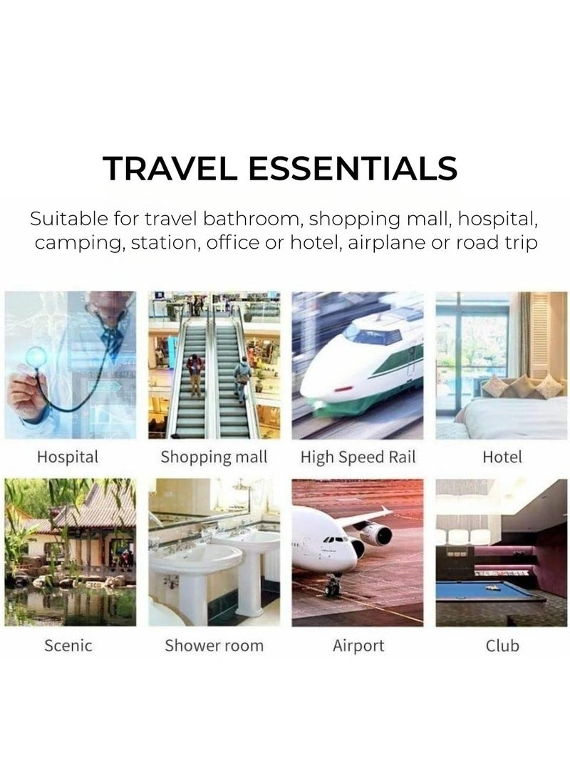 Be a better mom - 50 Units Disposable Toilet Seat Cover, Thick & Waterproof, Individually Wrapped Portable Shields, Paper Toilet Seat Covers for Trips Hospital Airplane Hotel Camping Road Trips - Image 1
